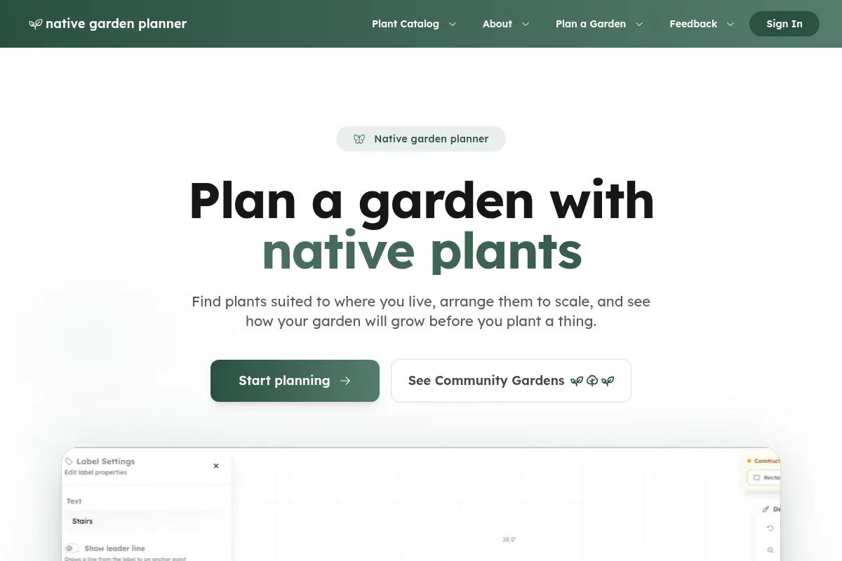 Native Garden Planner