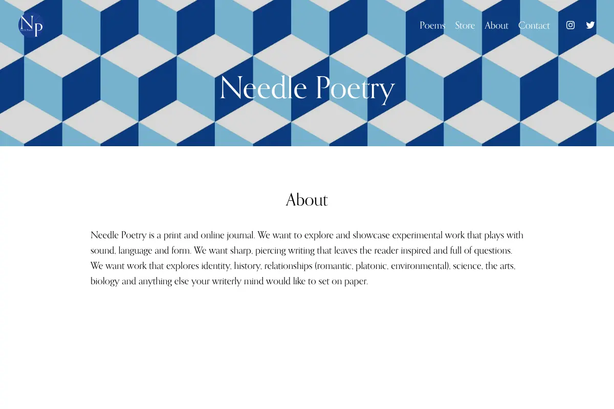 Needle Poetry