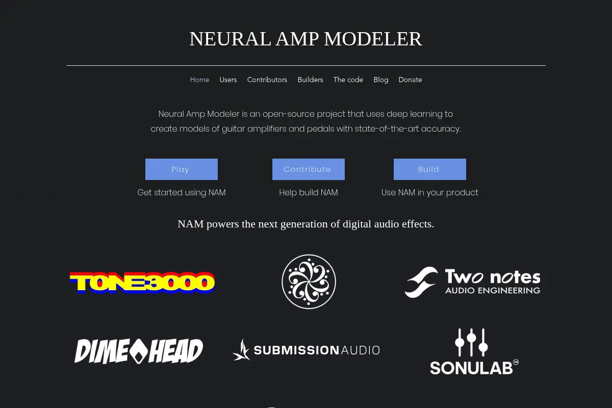 Neural Amp Modeler