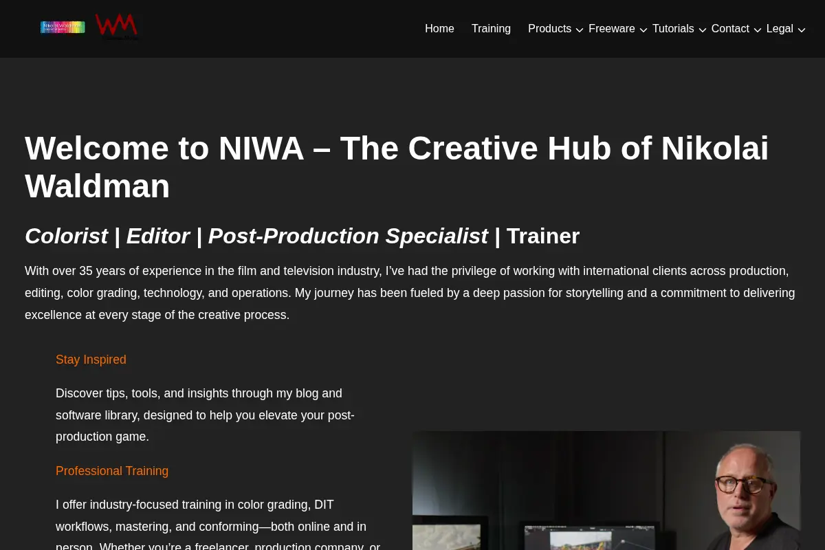 Niwa – Nikolai Waldman – colorist & editor