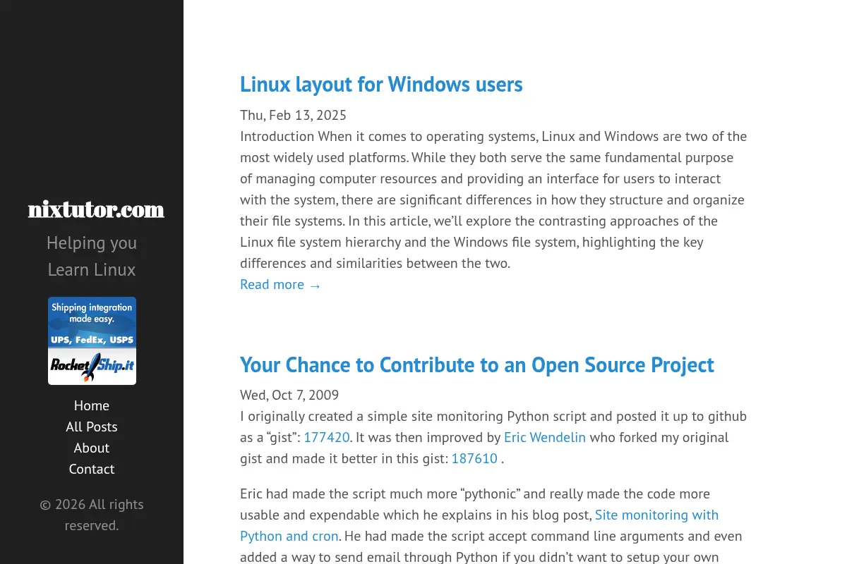 NixTutor - Helping you learn Linux