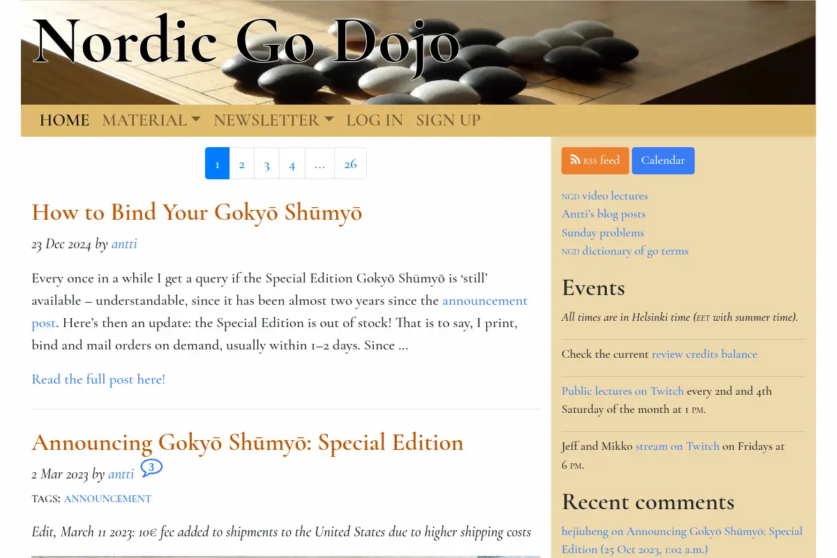 Nordic Go Dojo