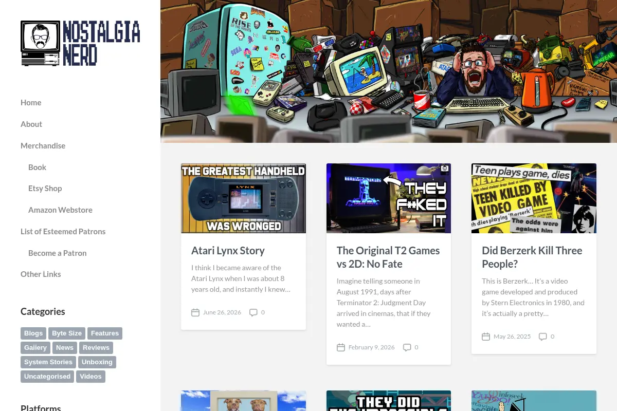 Nostalgia Nerd - Gaming, Computing, Dryness