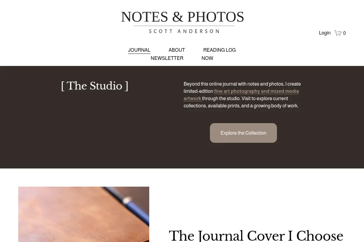 Notes and Photos