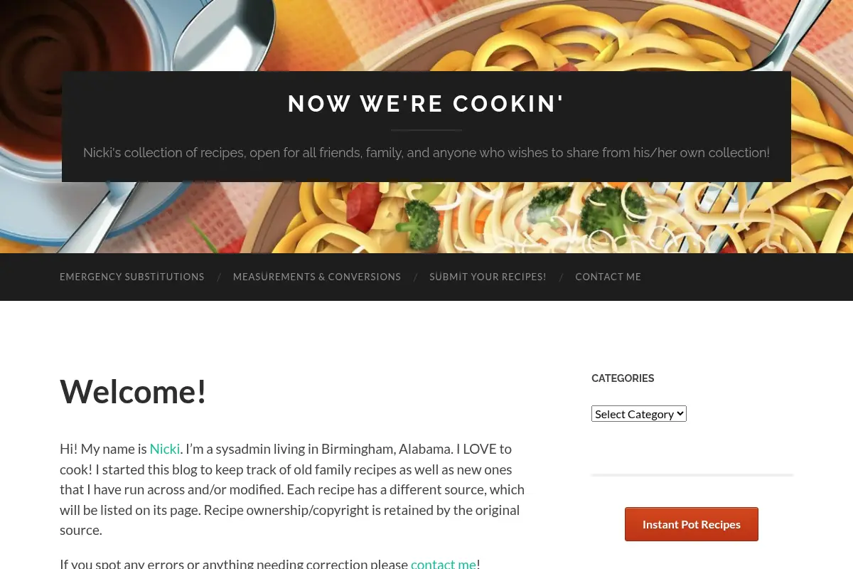 Now We're Cookin'