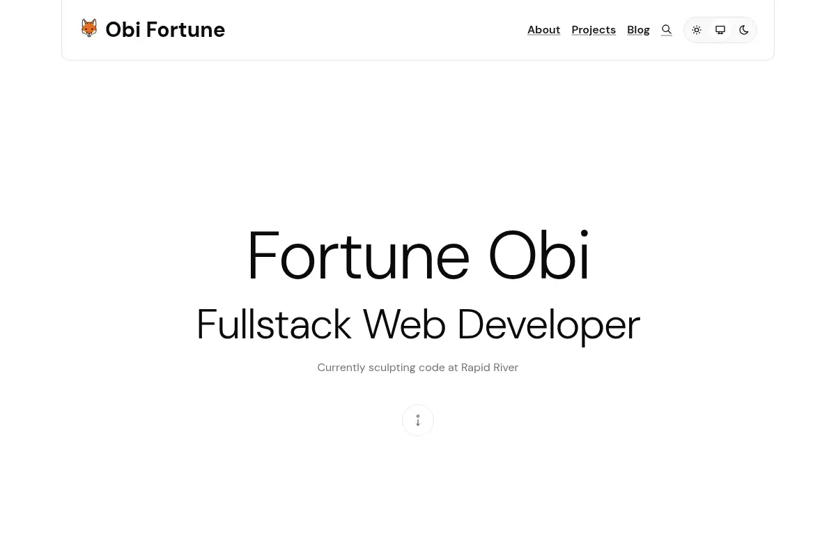 Obi Fortune's Portfolio