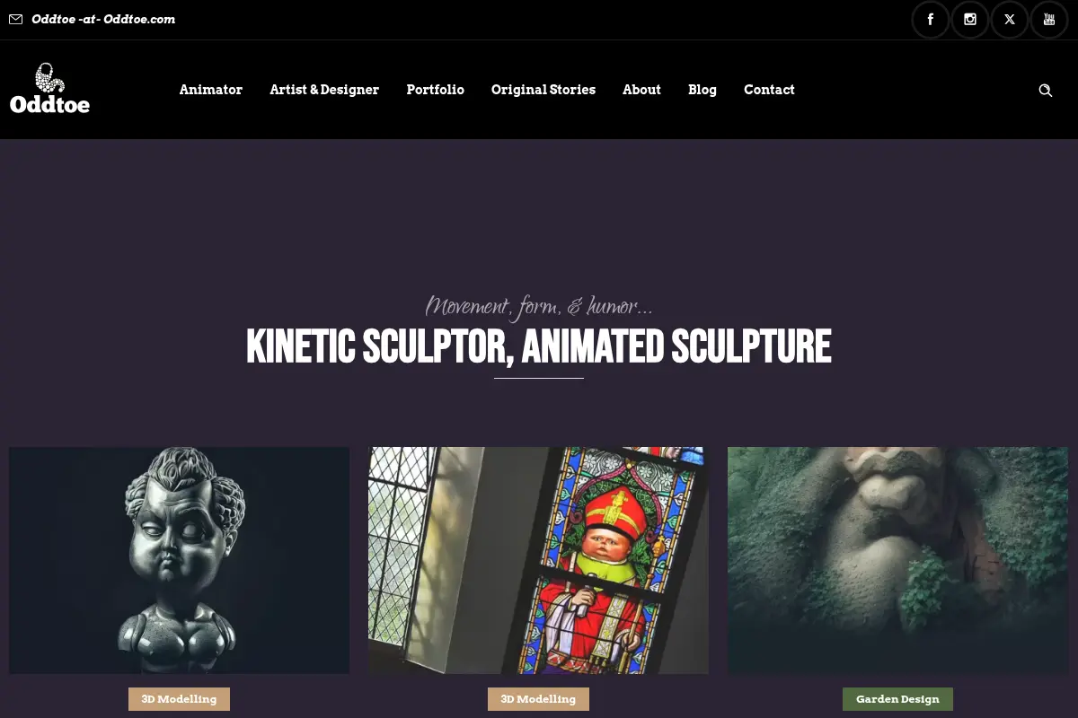 Oddtoe Kinetic Sculpture Portfolio