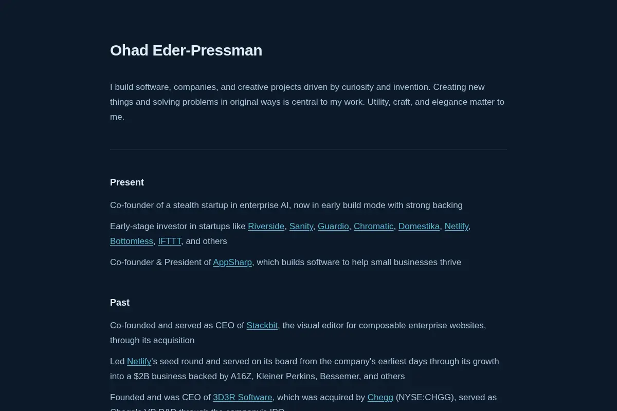 Ohad Eder-Pressman