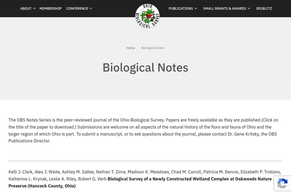 Biological Notes