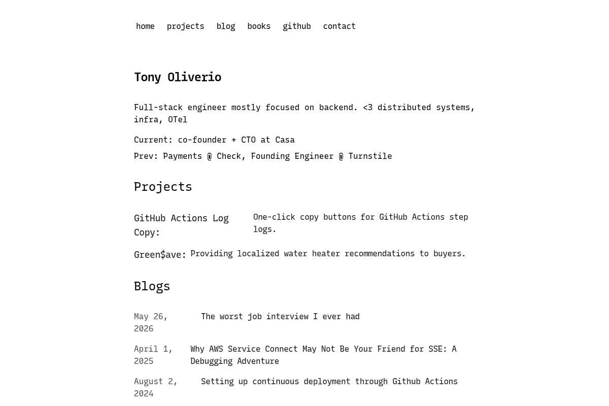 Tony Oliverio