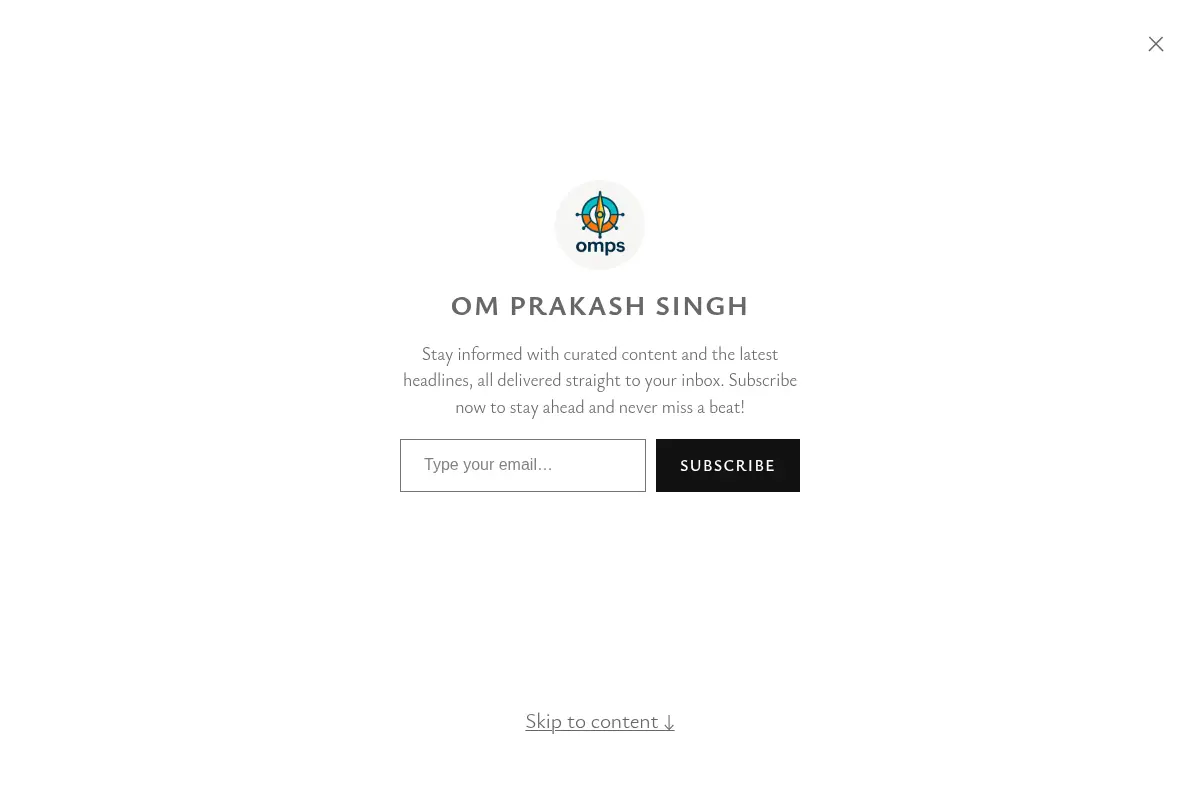 Om Prakash Singh