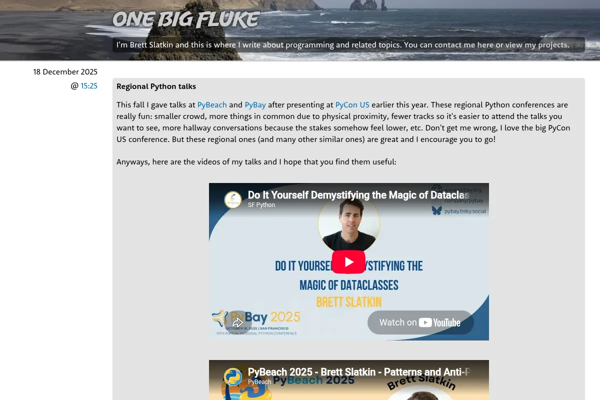 One Big Fluke
