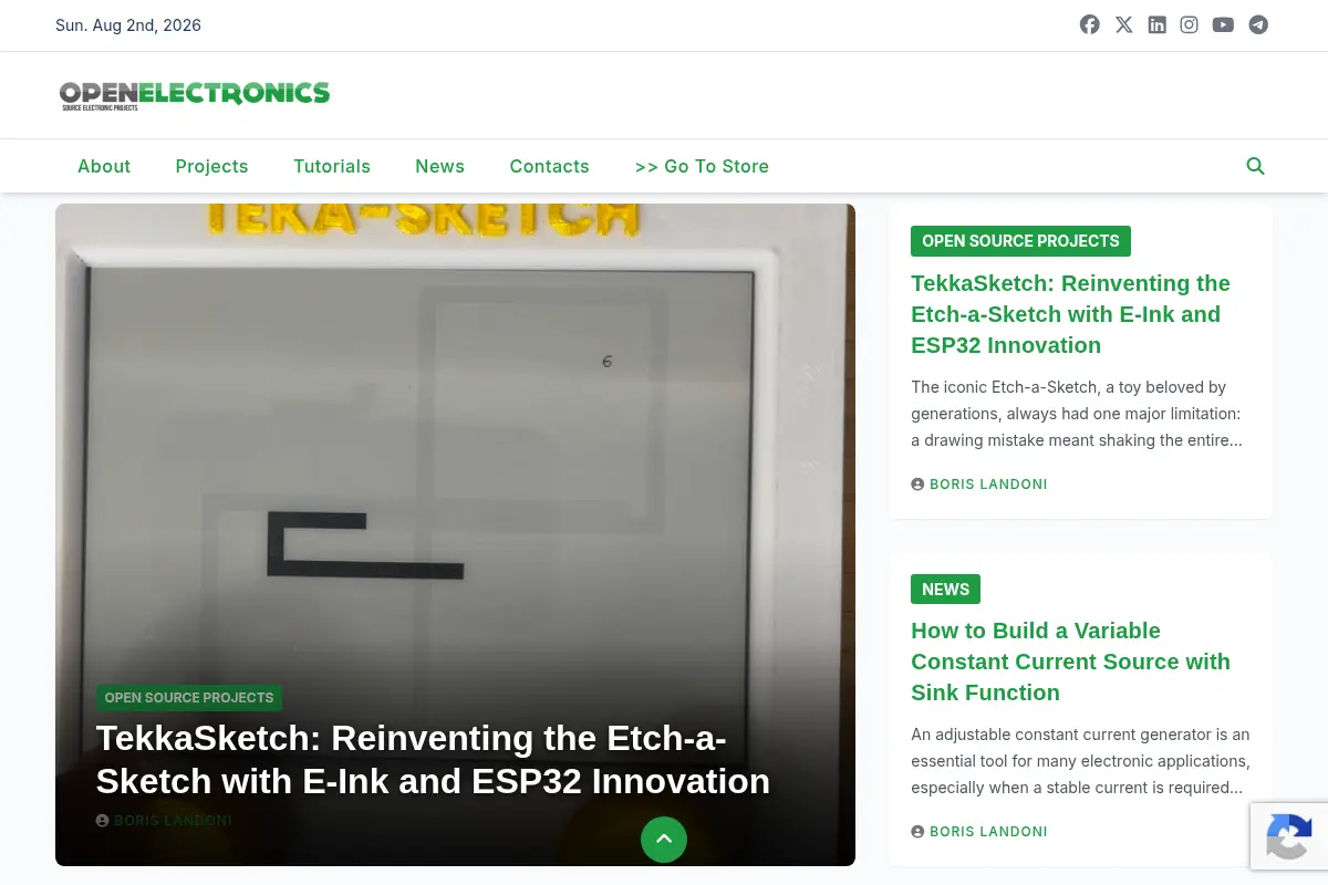 Open-Electronics - Open source electronic projects