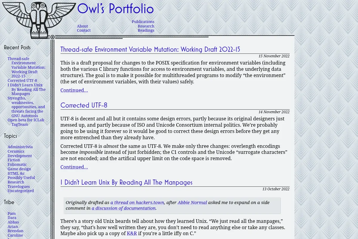 Owl's Portfolio