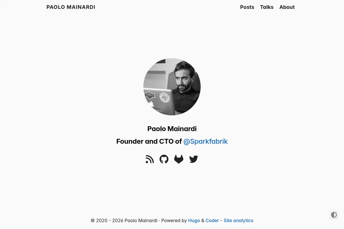 Paolo Mainardi | Founder and CTO of Sparkfabrik