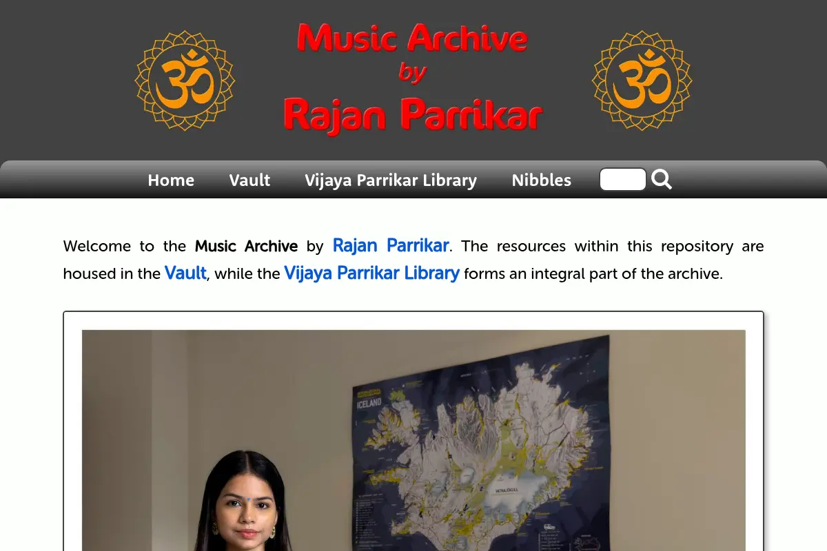 Rajan Parrikar Music Archive