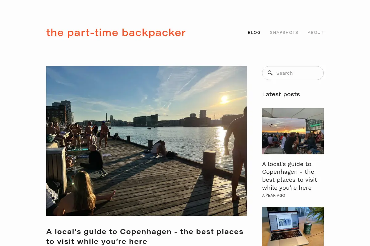The Part-Time Backpacker