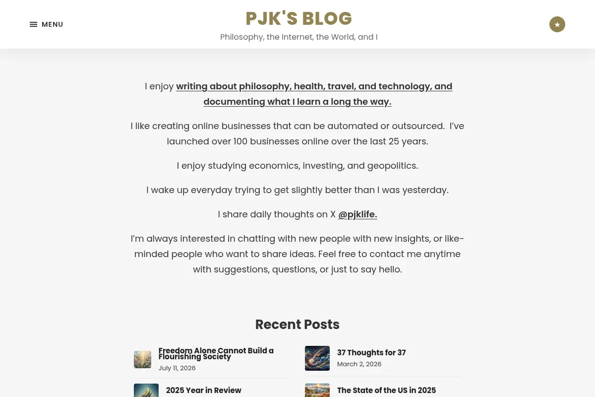 PatJK.com Blog