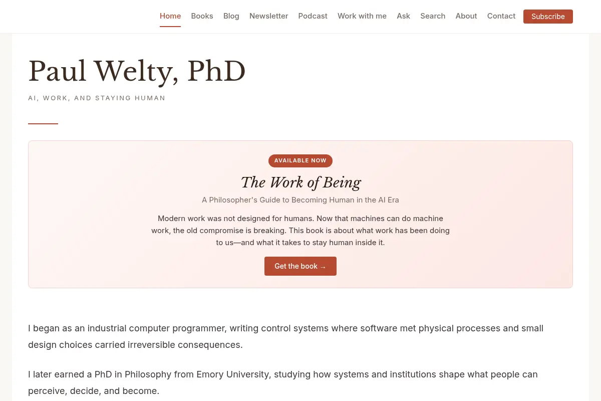 Paul Welty, PhD