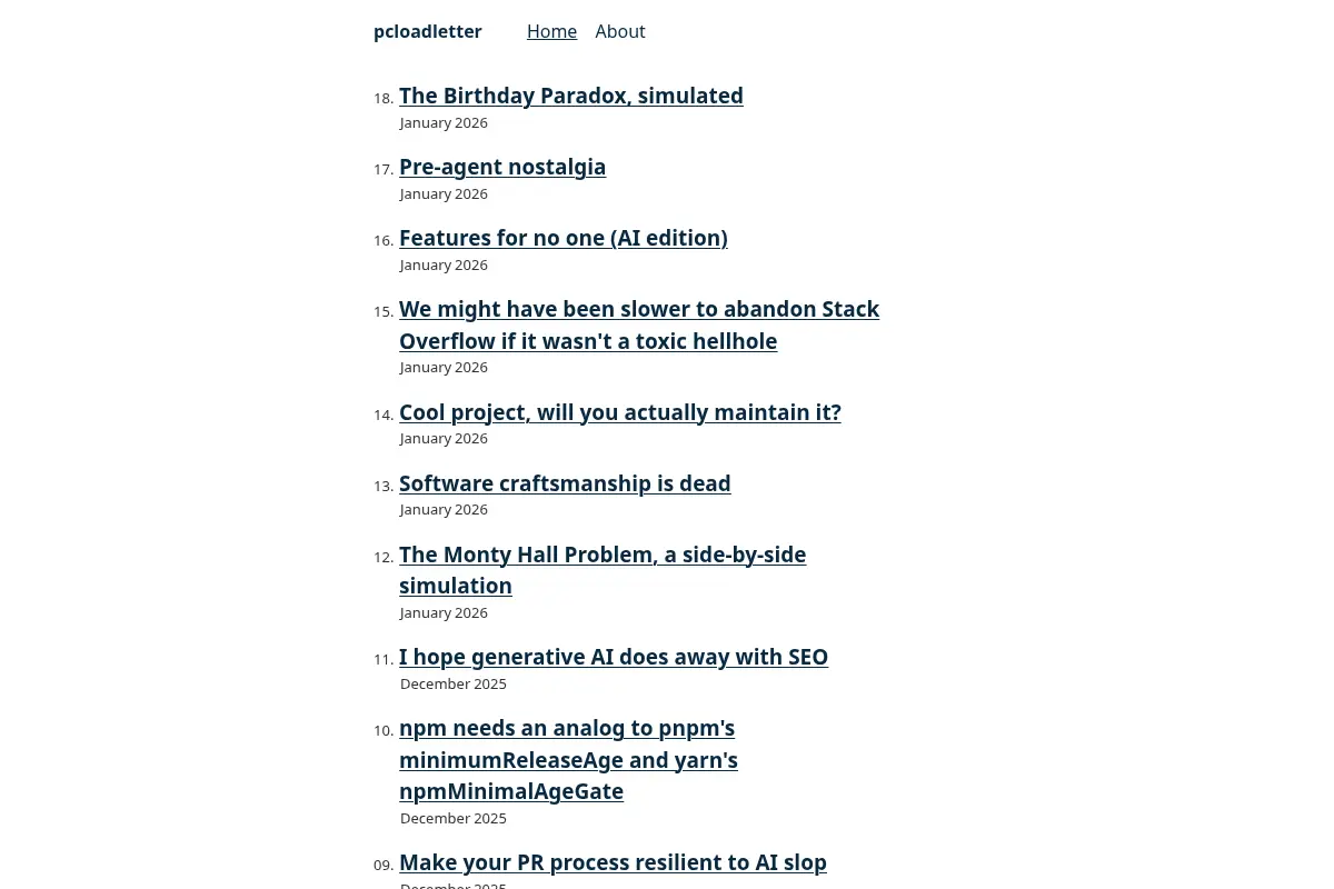 pcloadletter
