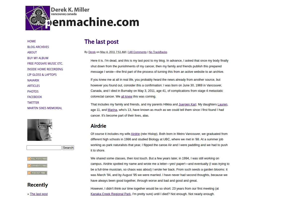 Penmachine - Derek K. Miller
