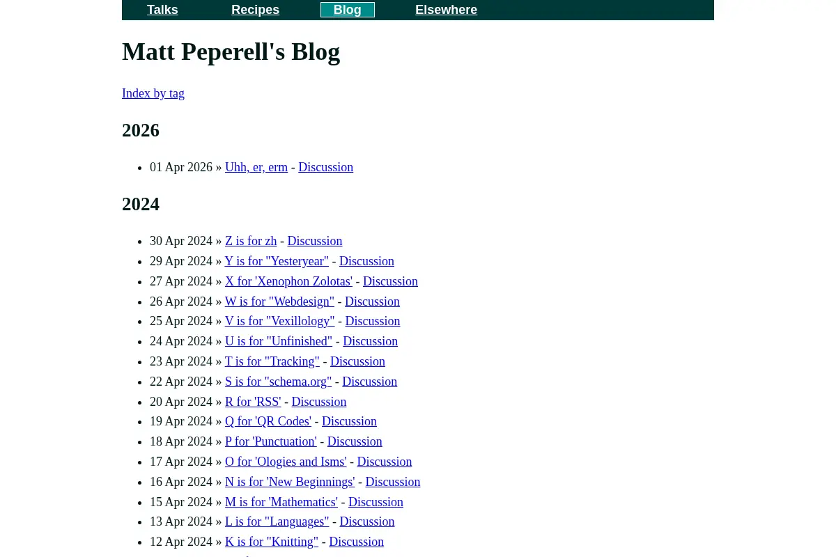 Matt Peperell's Blog