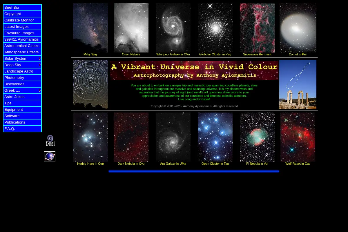 Astrophotography by Anthony Ayiomamitis