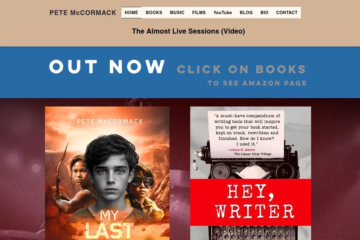 Pete McCormack | Filmmaker, Writer, Musician