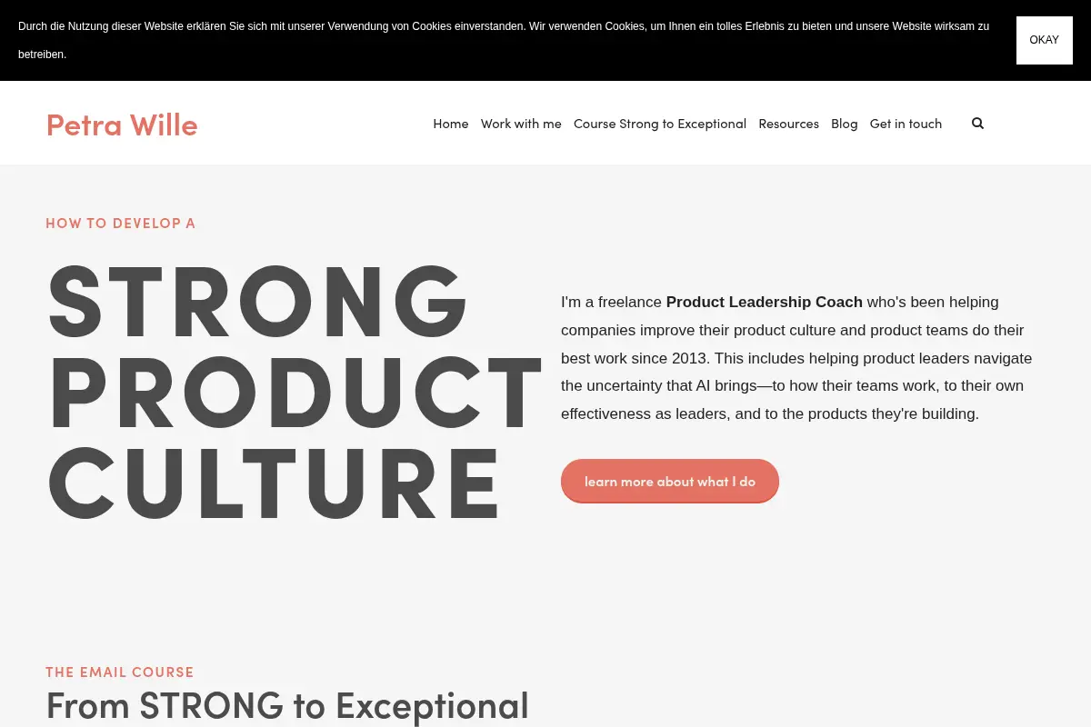 Petra Wille - Product Leadership Coach