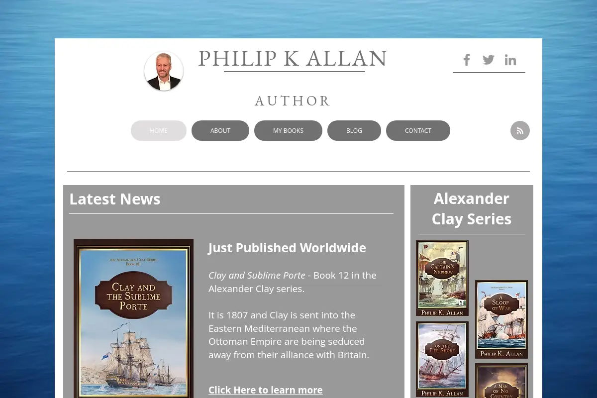 Philip K Allan - Author of Naval Fiction