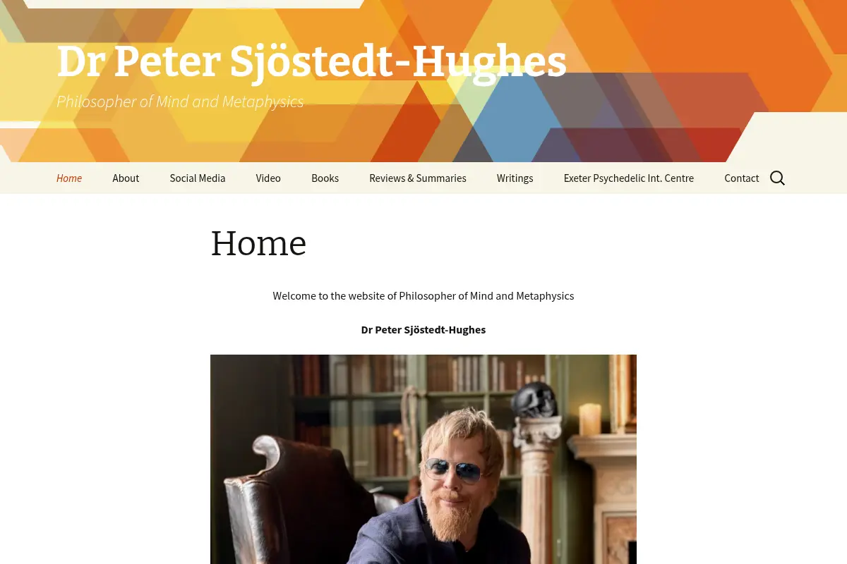 Dr Peter Sjöstedt-Hughes | Philosopher of Mind and Metaphysics