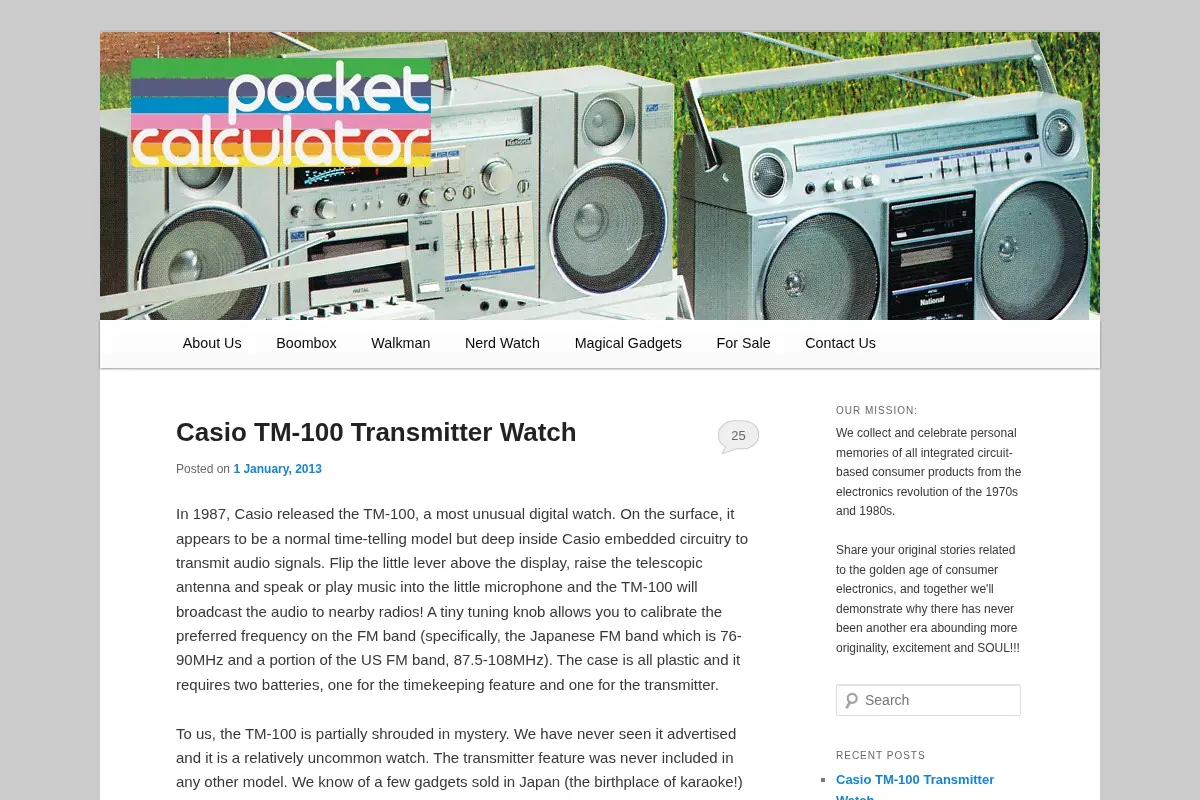 The Pocket Calculator Show