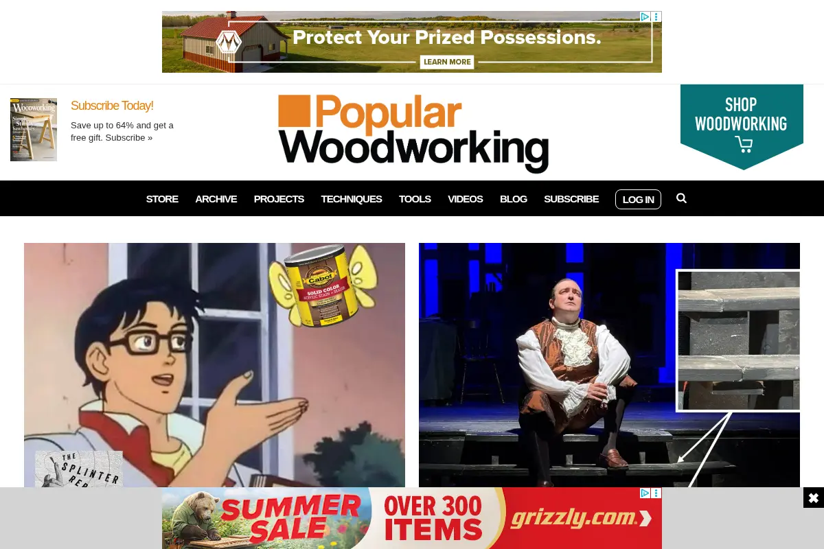 Popular Woodworking | Woodworking advice, plans, projects, videos, and blogs