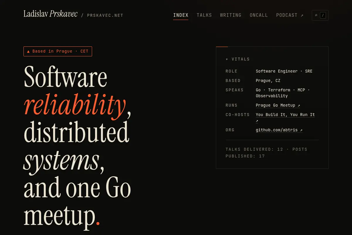 Ladislav Prskavec — Software Engineer