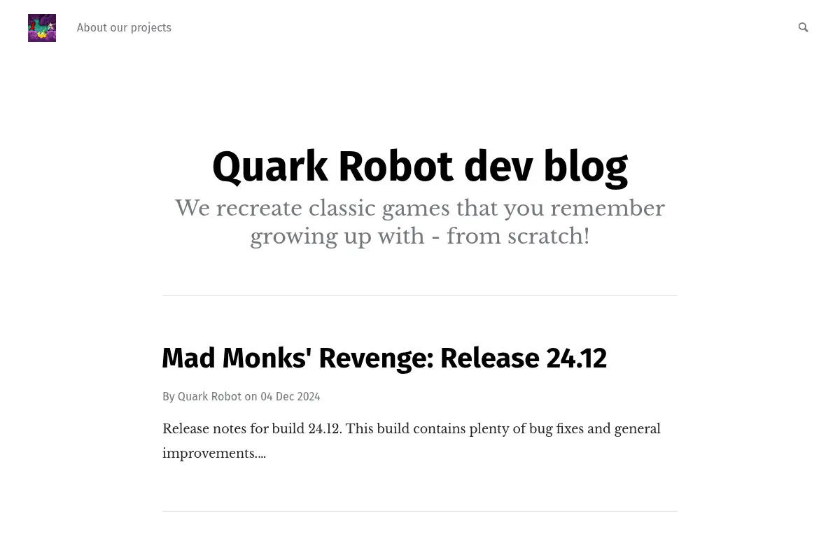 Quark Robot dev blog