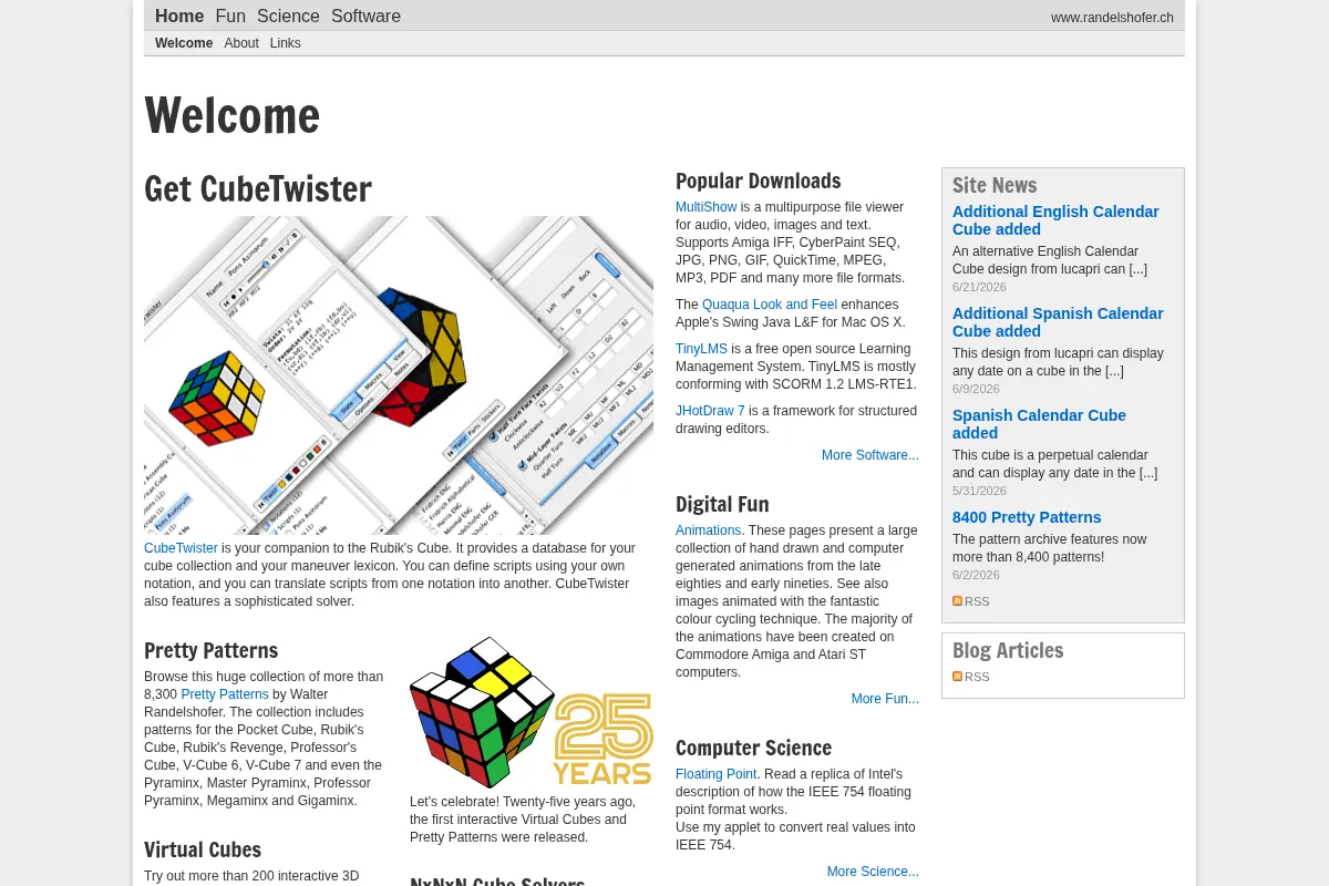 Randelshofer's Rubik's Cube Tools