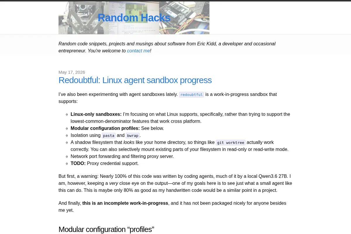 Random Hacks