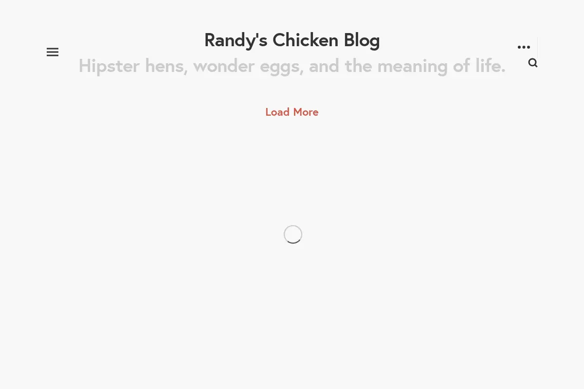 Randy's Chicken Blog