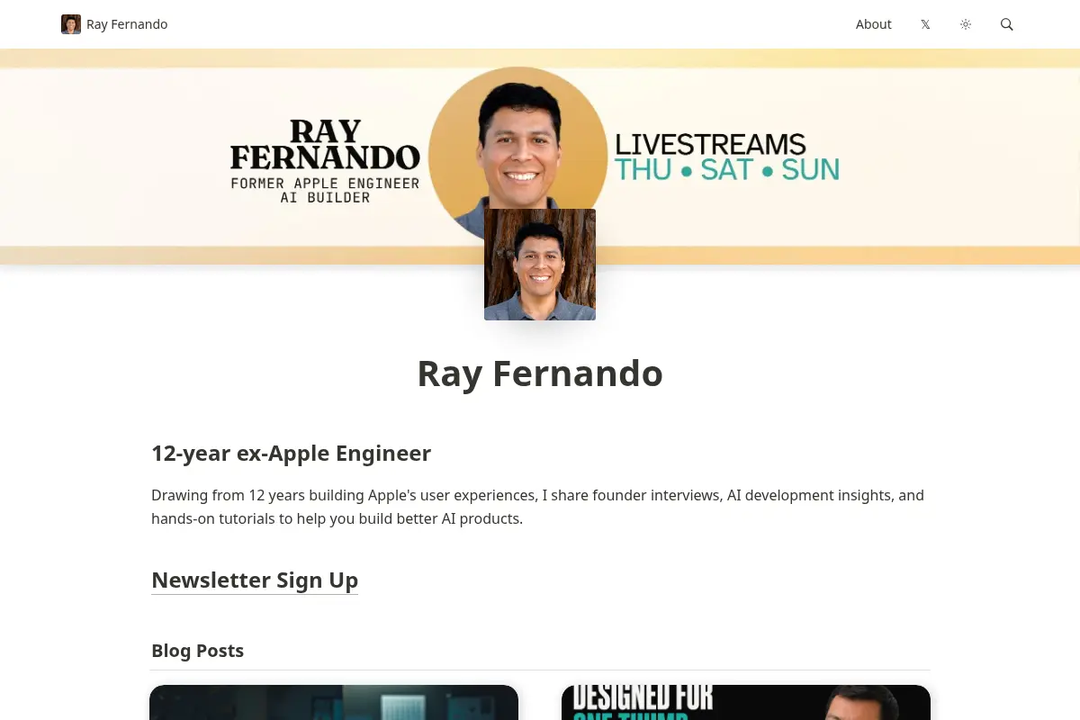 Ray Fernando's AI Blog