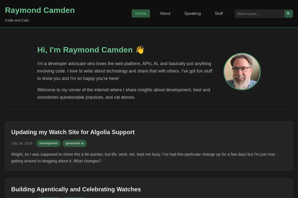 Raymond Camden