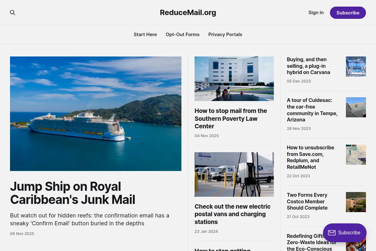 ReduceMail.org