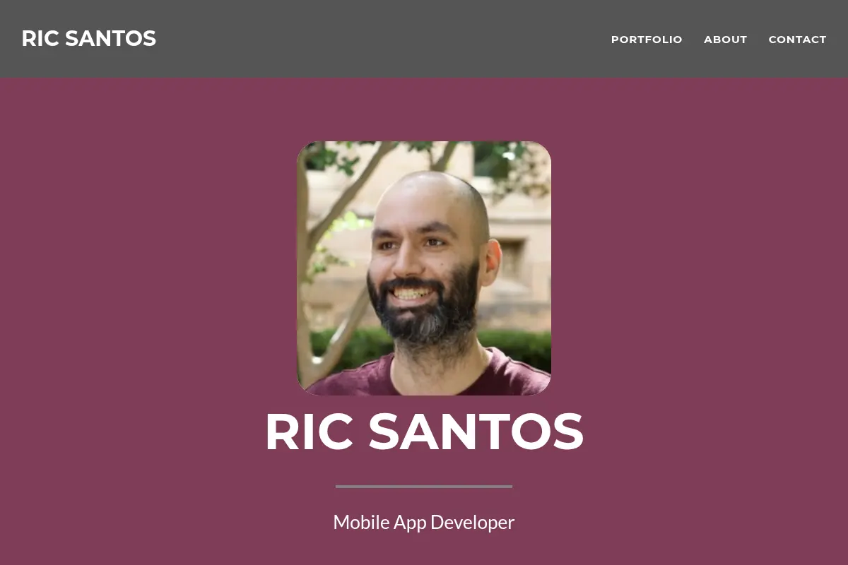 Ric Santos - Mobile App Developer
