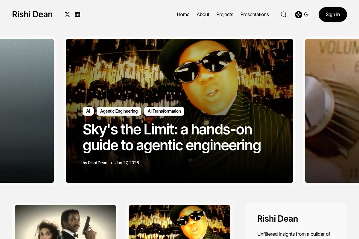 Rishi Dean's Blog