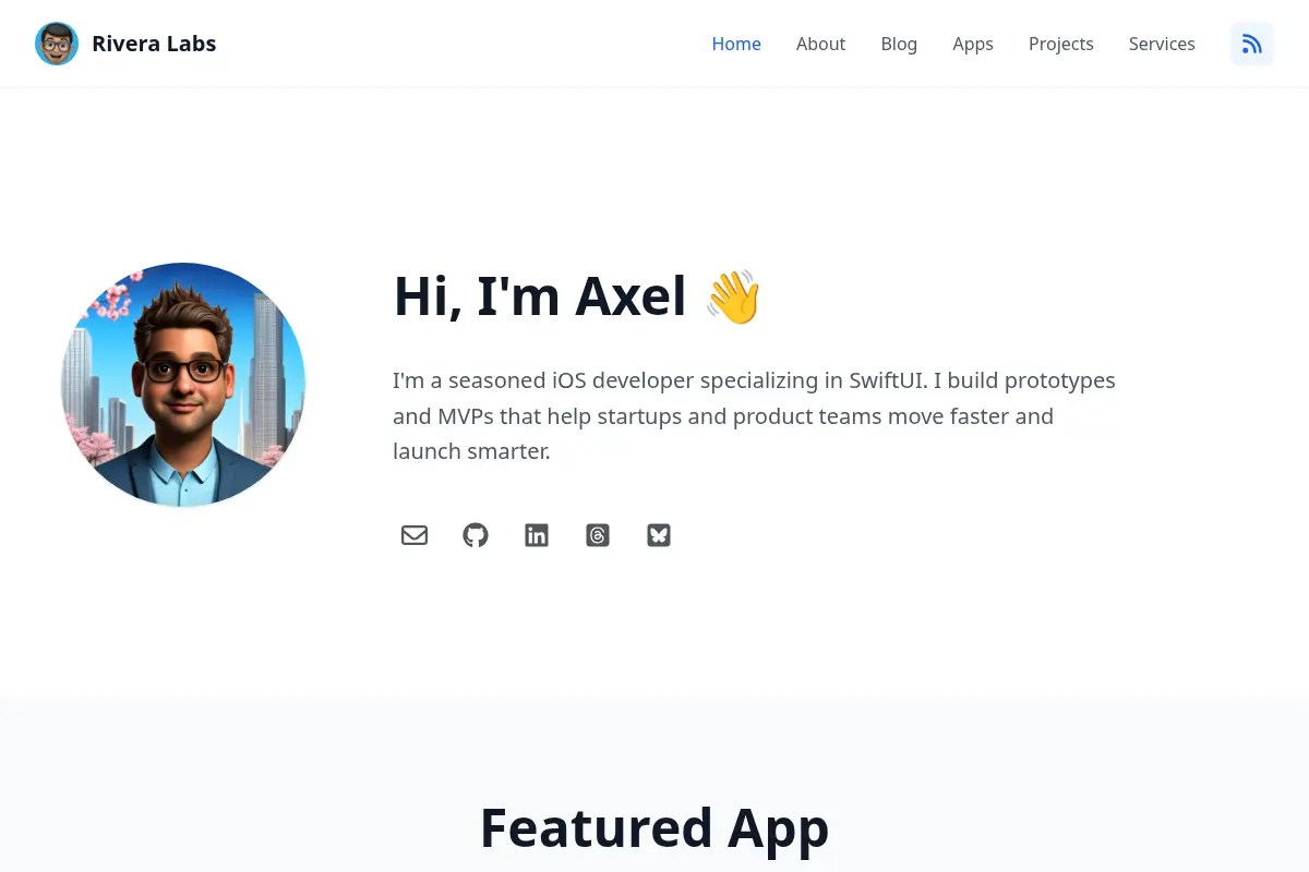 Axel Rivera, iOS Developer