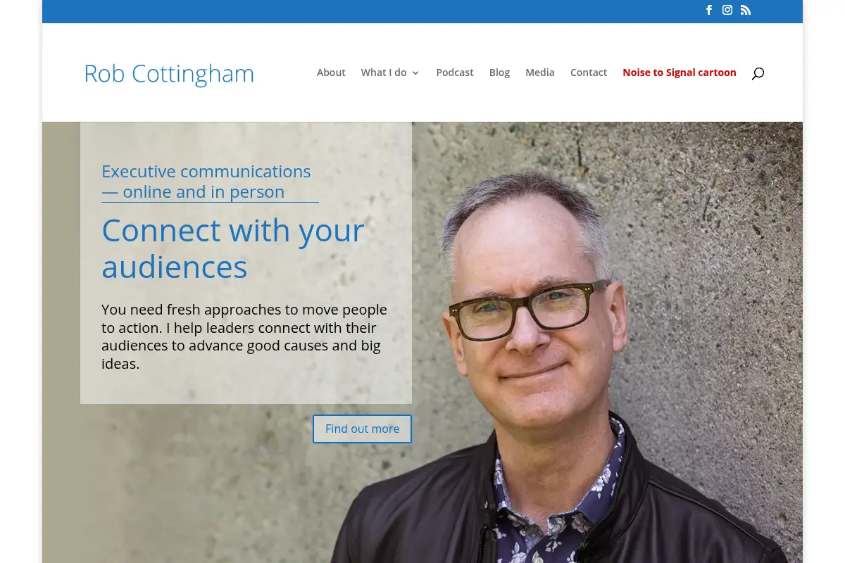 Rob Cottingham - executive and leadership communications