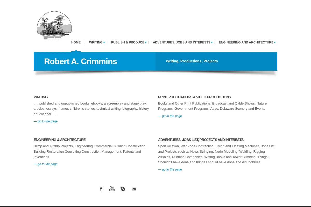 Rob Crimmins - Writing and Projects