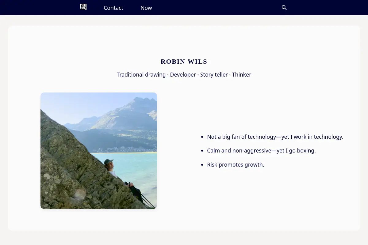 Robin Wils's website
