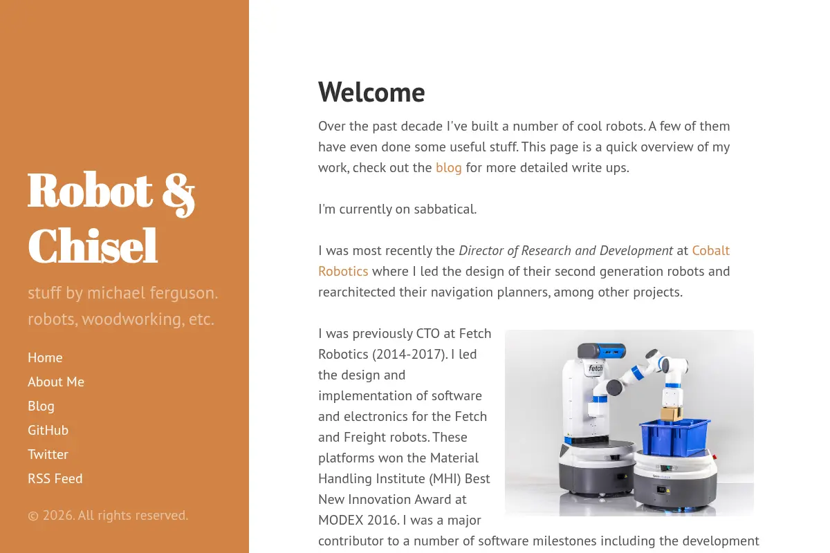 Robot & Chisel