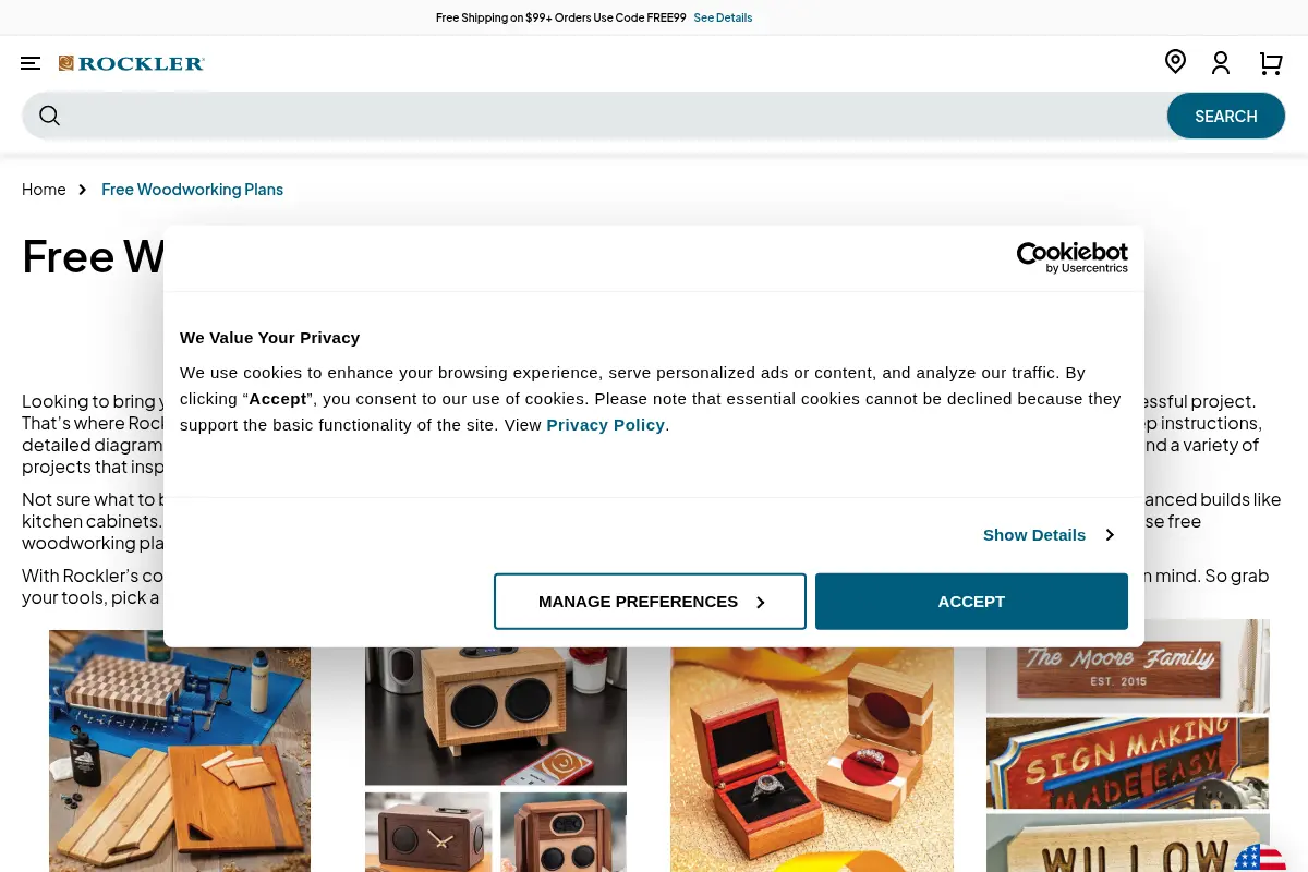 Free Woodworking Plans - Start Your Next Project