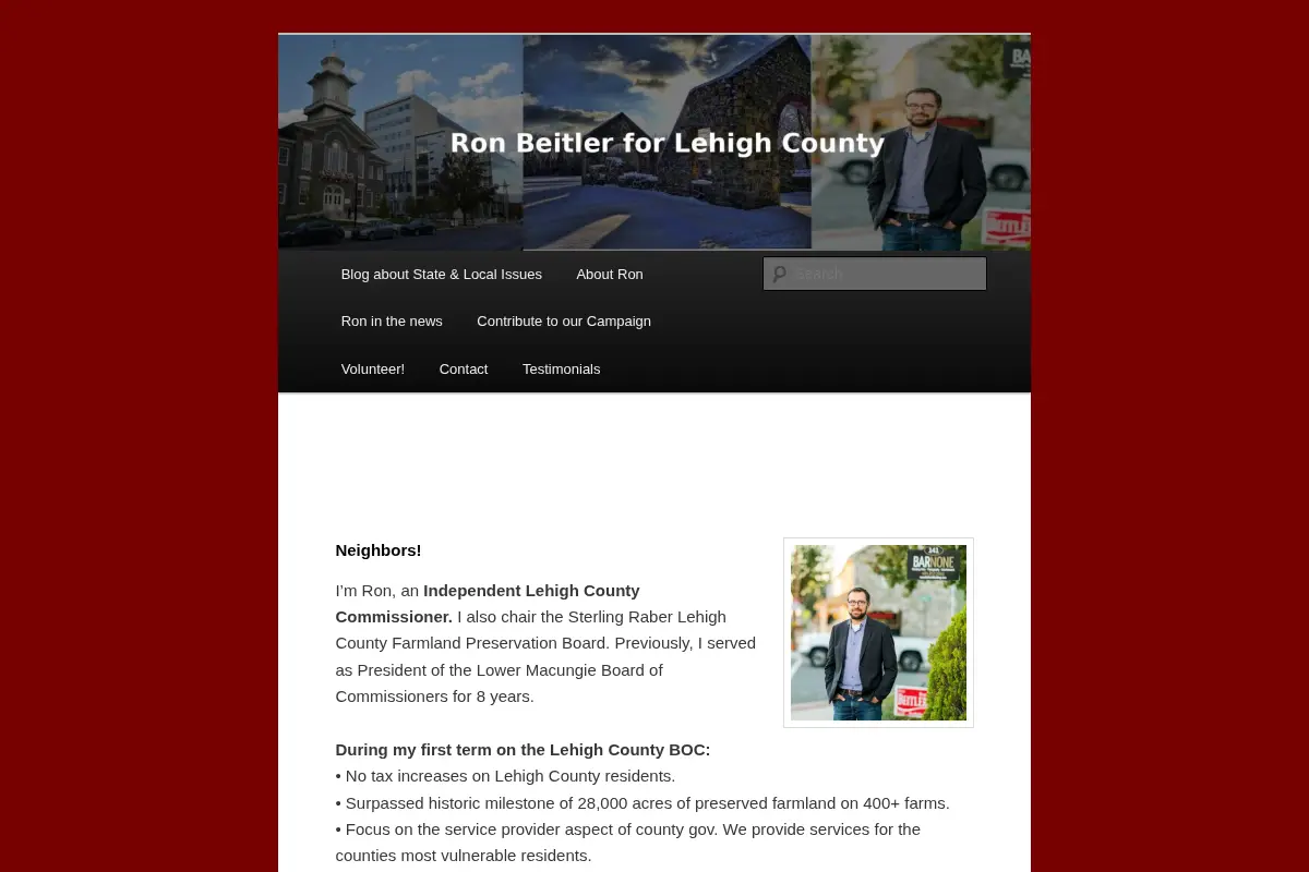 Ron Beitler's local government blog